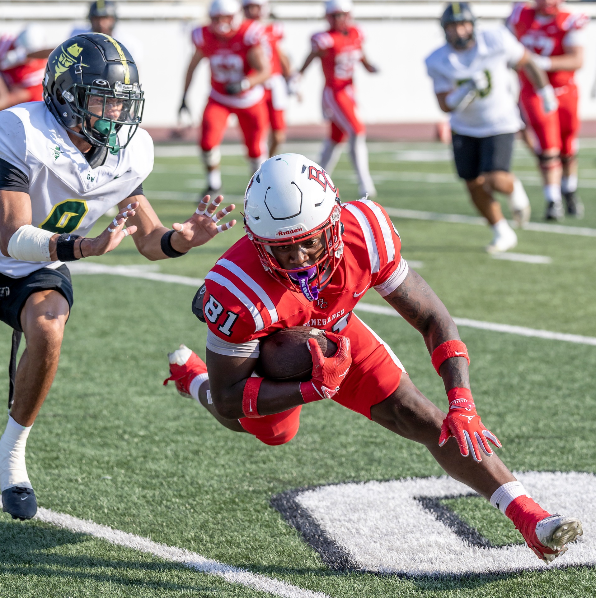 Renegades Battle No. 7 Golden West on Educators Night, Fall 21&ndash;13