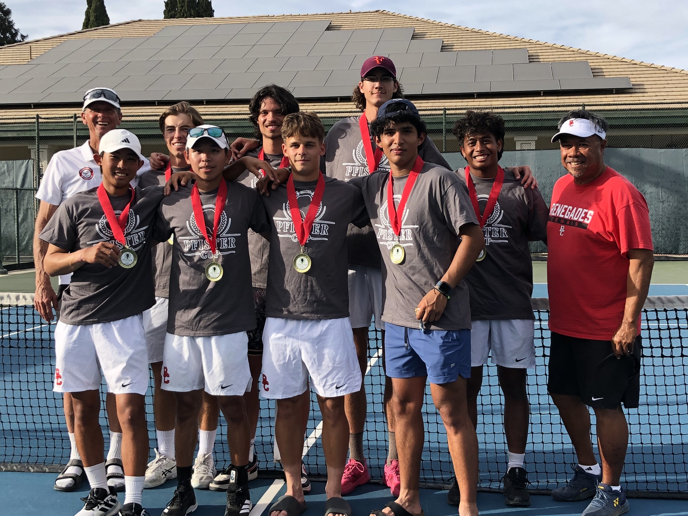 Men's Tennis Defeats Ventura College to Claim Conference Champions