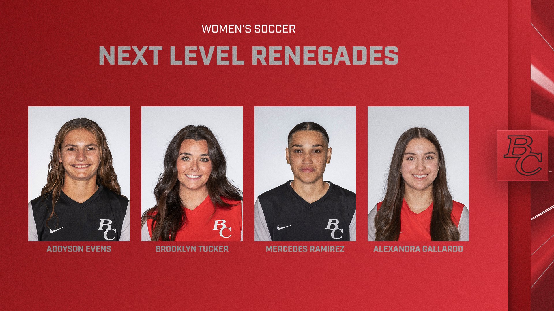 Four Renegades Set to Continue Soccer Careers at the Next Level