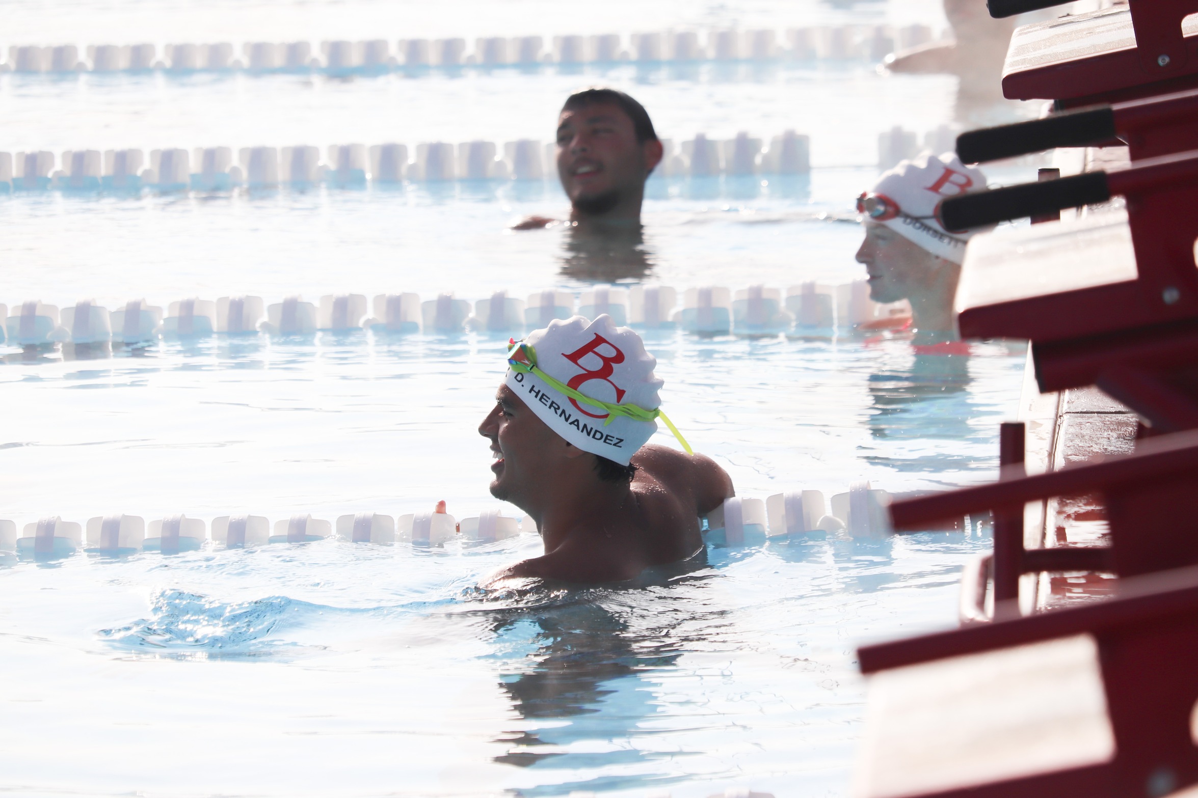 Men's Swim Finish 3rd at First Western State Conference Meet at LAVC